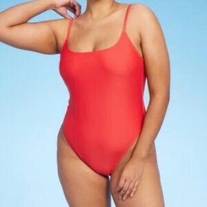 NEW red ultra high leg cheeky red swimsuit (12/14)